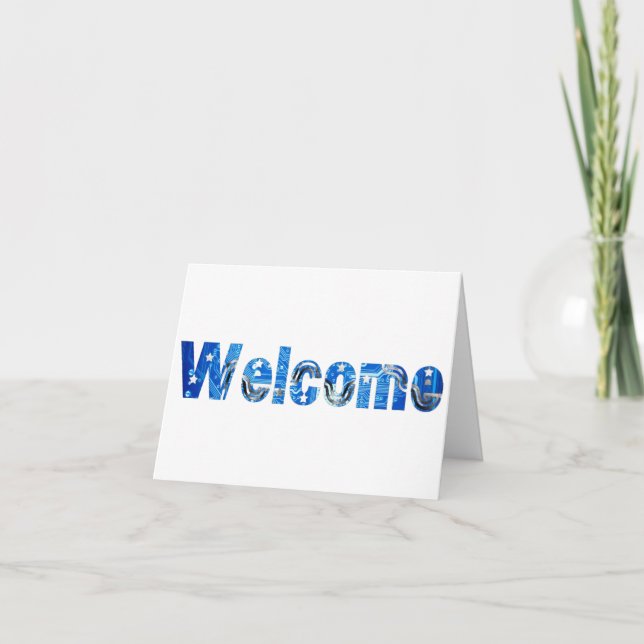 Hearty Welcome To The Guest Postcard (Front)