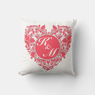HeartyParty Throw Pillow