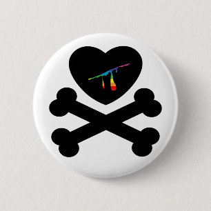 heartz and bones. button