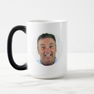 Heat Changing Photo Mug - Round Frame Custom Mug