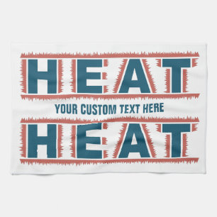 HEAT custom hand towel