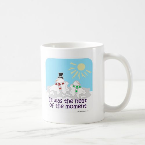 Heat of the moment coffee mug