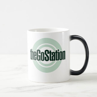 Heat-sensitive logo mug