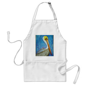 Heat Transfer Sticker Pelican Adult Apron