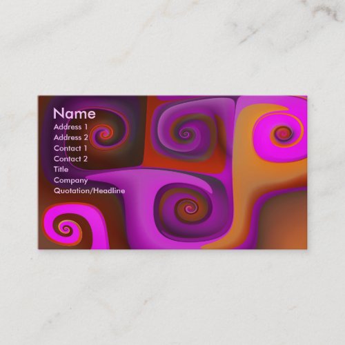 Heat Wave Business Card Templates