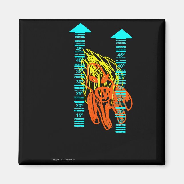 Heat wave  magnet (Front)