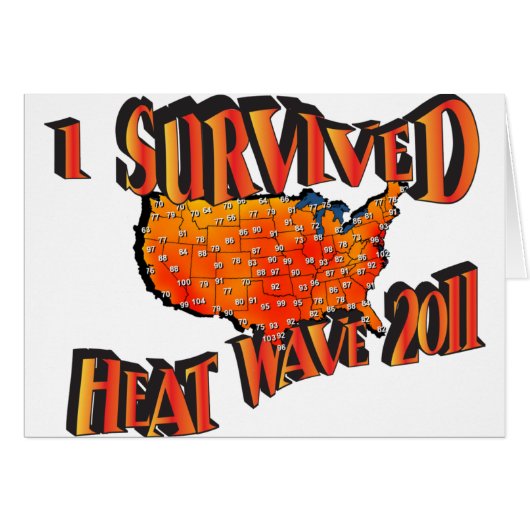 Heat Wave Survivor 2011 Bag Cards (Front Horizontal)