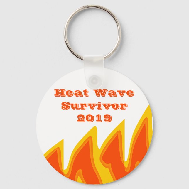 Heat Wave Survivor 2019 Keychain (Front)