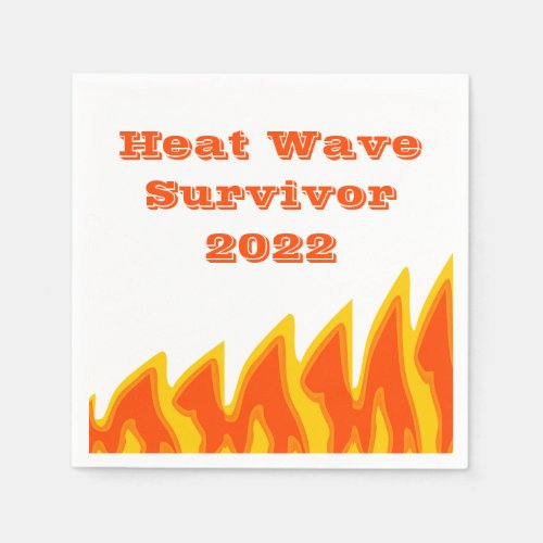 Heat Wave Survivor 20212 Napkins