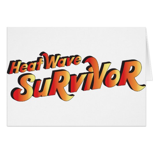 Heat Wave Survivor Cards (Front Horizontal)