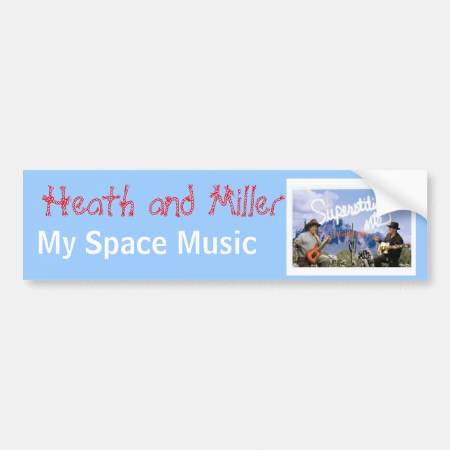 Heath and Miller Bumper Sticker (Front)
