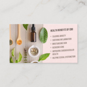 Heath benefit fr cbd business card