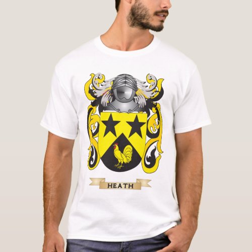 Heath Coat of Arms Family Crest T_Shirt