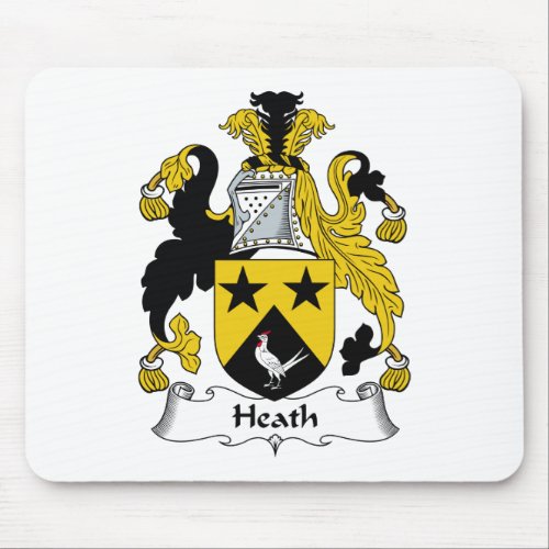 Heath Family Crest Mouse Pad