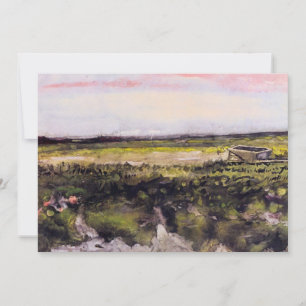 Heath with a Wheelbarrow by Vincent van Gogh