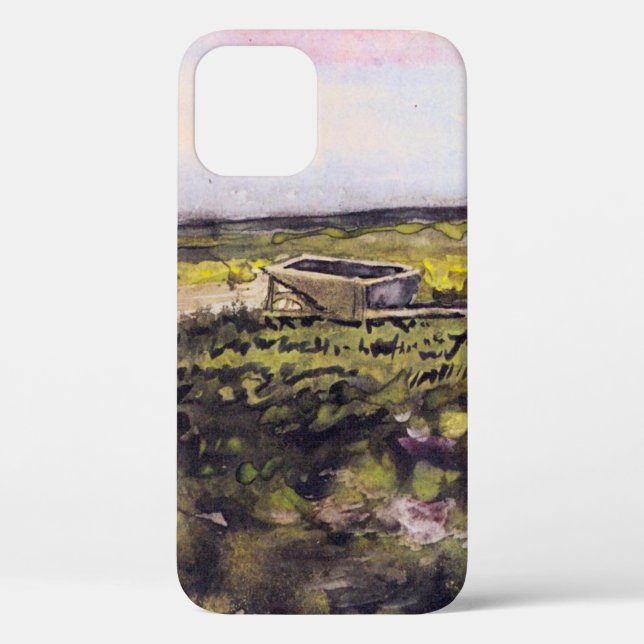 Heath with a Wheelbarrow by Vincent van Gogh Case-Mate iPhone Case (Back)