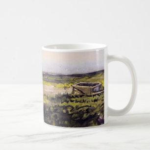 Heath with a Wheelbarrow by Vincent van Gogh Coffee Mug