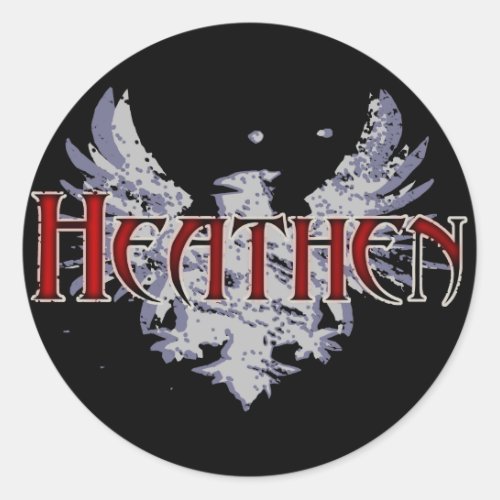 Heathen Classic Round Sticker