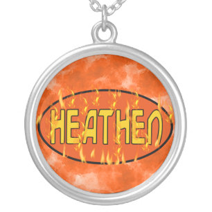 Heathen Silver Plated Necklace