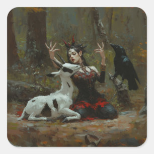 Heathen Square Sticker