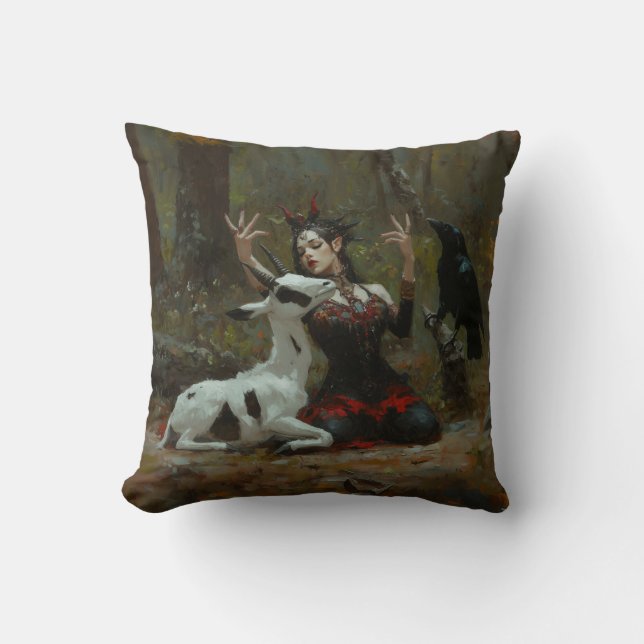 Heathen Throw Pillow (Front)