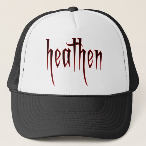 heathen trucker hat