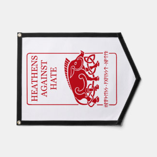 Heathens Against Hate small banner Pennant