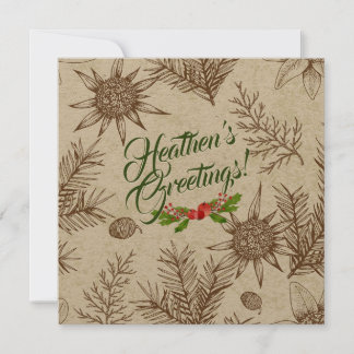 Heathen's Greetings Atheist Card