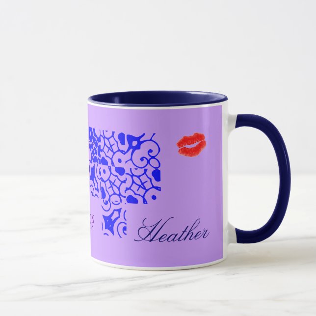 Heather Designer Name Mug (Right)
