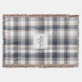 Throw Blanket Tan Ivory Monogram M70440