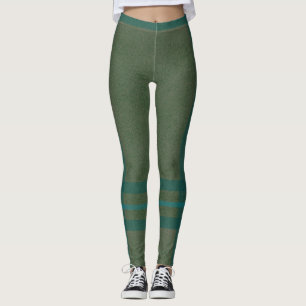 Heather Green Plaid Leggings