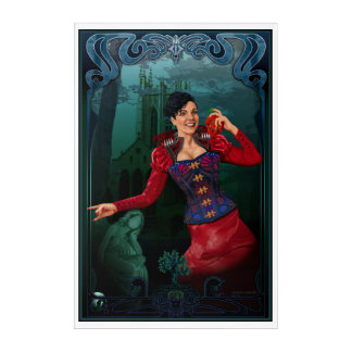 Heather in the Dark Acrylic Print