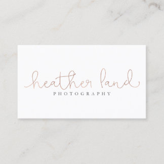 Heather Land Business Card