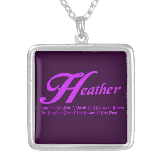 Heather Necklace (Front)