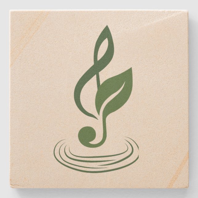 Heather Niemi Savage Logo Stone Coaster (Front)