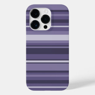 Heather purple stripes Case-Mate iPhone 14 Pro Case