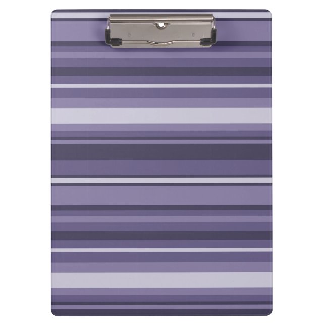 Heather purple stripes clipboard (Front)