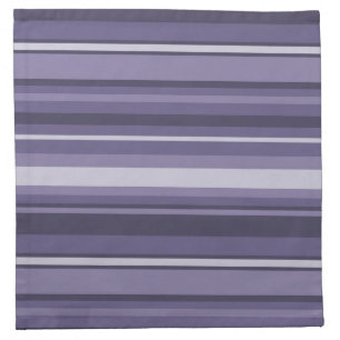 Heather purple stripes napkin