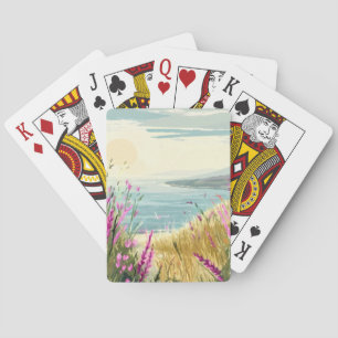 Heather’s Embrace by the Sea Poker Cards