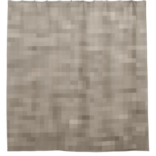 Heathered Beige Shower Curtain