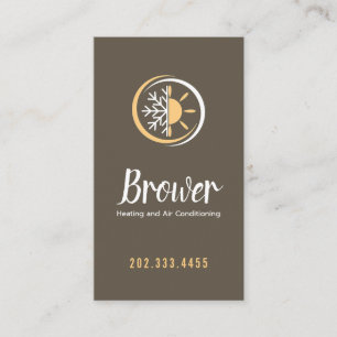 Heating & Air Conditioning, Cooling, Repair Business Card