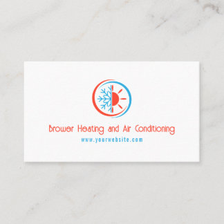 Heating & Air Conditioning, Cooling, Repair Business Card