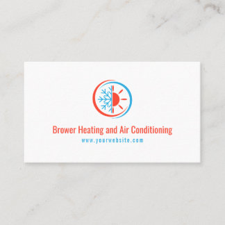 Heating & Air Conditioning, Cooling, Repair Business Card