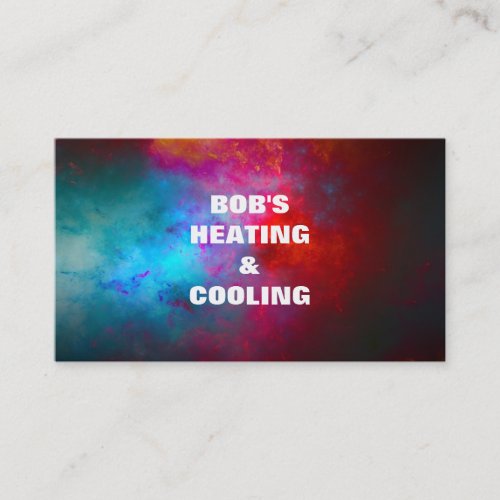 Heating and Air Conditioning Business Card