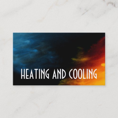 Heating and Air Conditioning Business Card