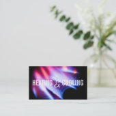 Heating and Air Conditioning Business Card (Standing Front)
