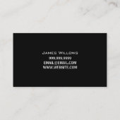 Heating and Air Conditioning Business Card (Back)
