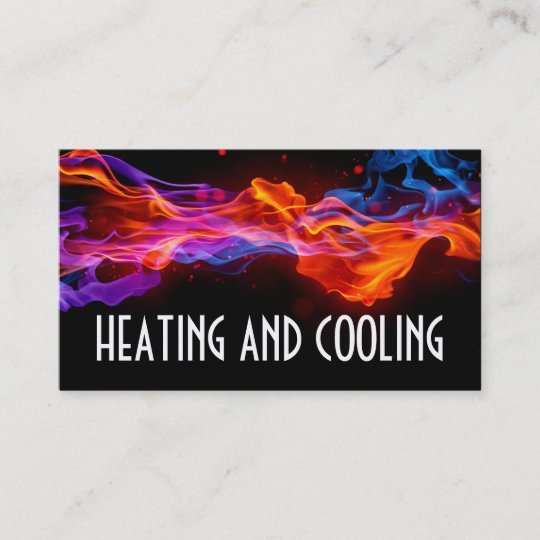 Heating and Air Conditioning Business Card