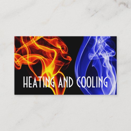 Heating and Air Conditioning Business Card