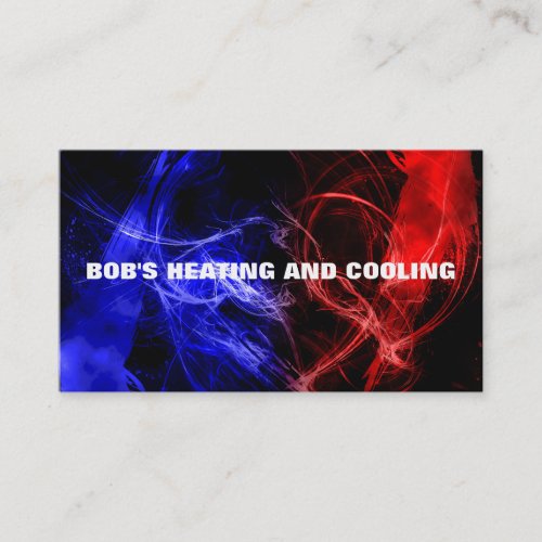 Heating and Air Conditioning Business Card